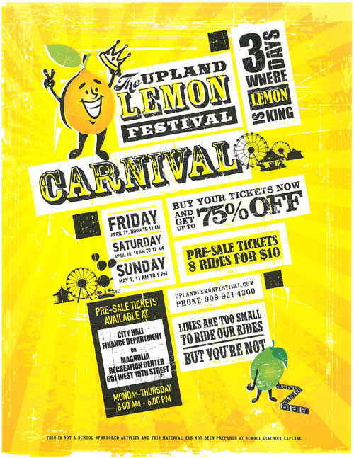 The Upland Lemon Festival April 29, 30 May 1 2011