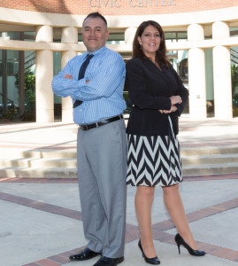 City of Rancho Cucamonga Economic Development Management Analyst, Flavio Nunez and Communications Manager Francie Palmer