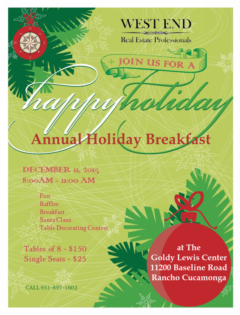 2015 Holiday Breakfast Flyer