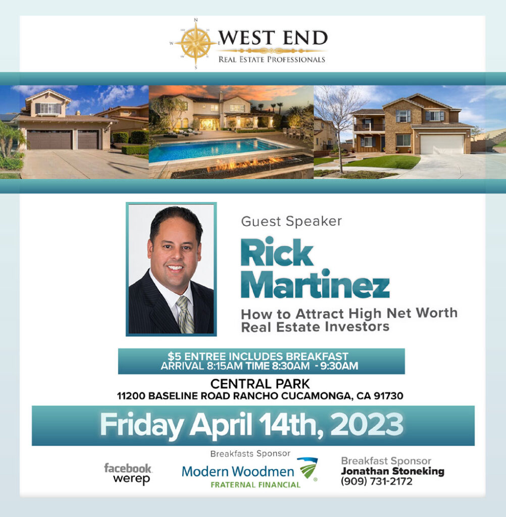 Rick Martinez | How to Attract High Net Worth Real Estate Investors