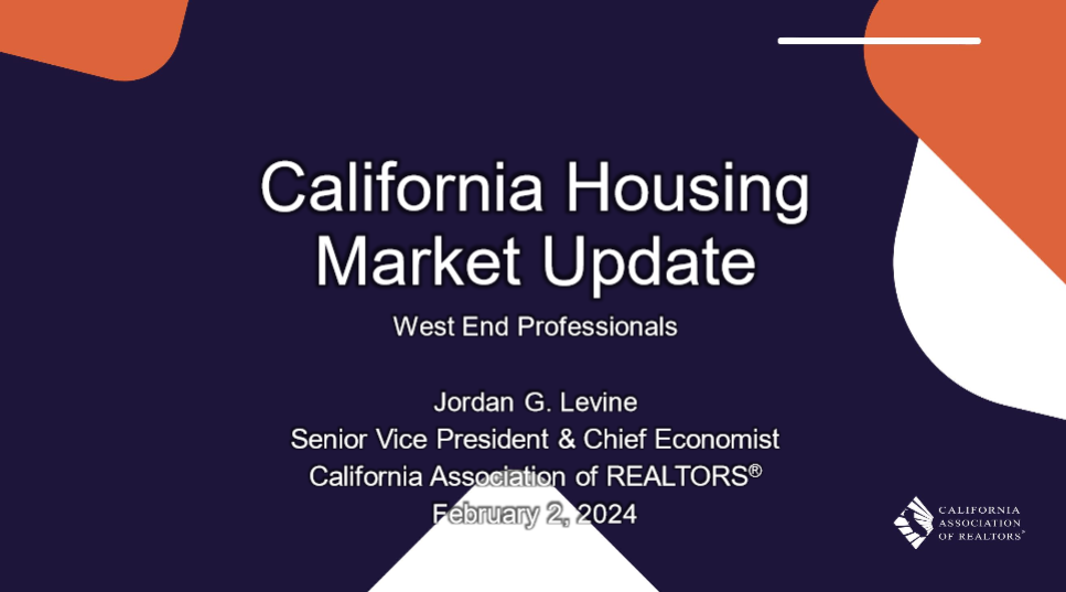 2024 CAR Annual Market Forecast – Jordan Levine