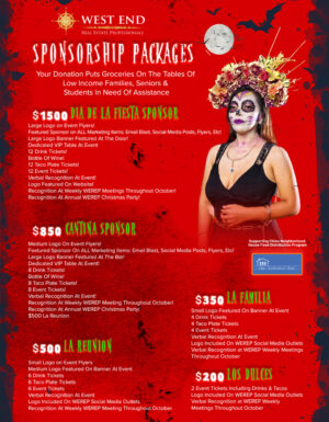 WEREP Dia De Los Muertos Halloween Fiesta Sponsorships