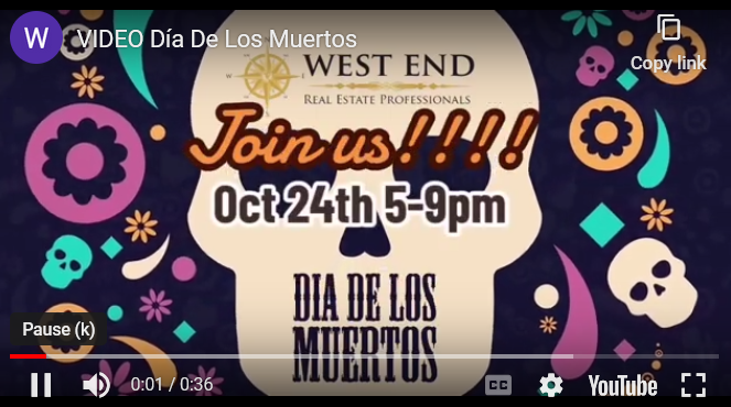 Video Dia De Los Muertos Halloween Fiesta