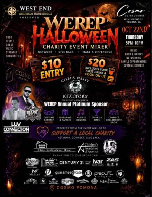 Tickets for WEREP's Halloween Mixer | Thursday October 22, 2026